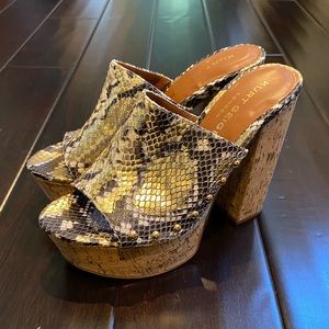 Kurt Geiger Bree platform Mules Tan size 38